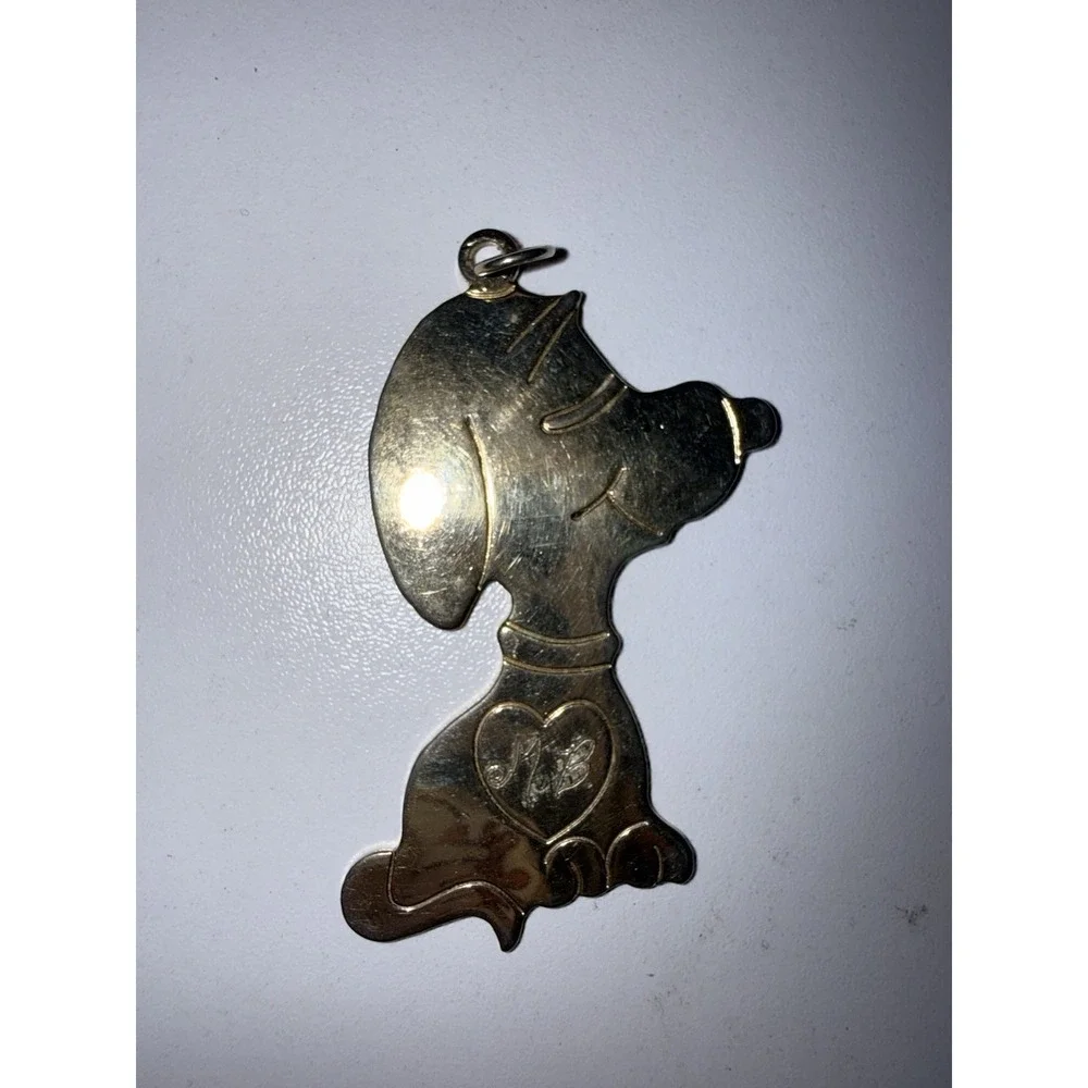 Peanuts Snoopy‎ Silver Pendant Happy Dog Personalized